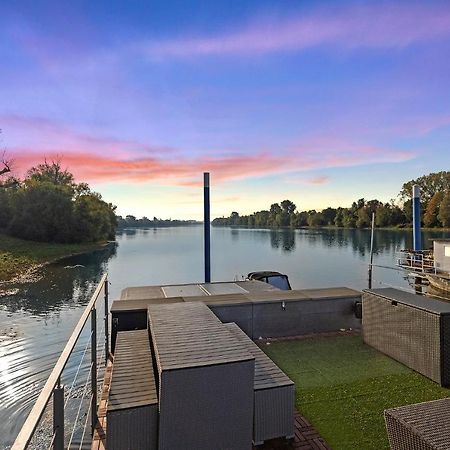 Houseboat Villa.Nautica Wiesbaden Exterior foto
